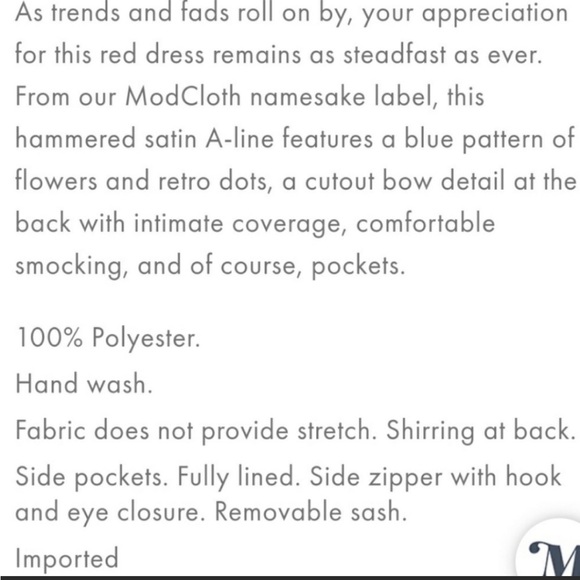 MODCLOTH Timeless Magnetism A Line Dress - Picture 7 of 13